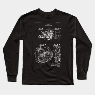 Movie Camera Patent Patent / vintage camera blueprint Long Sleeve T-Shirt